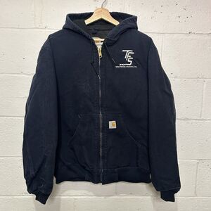 Carhartt Quilt-Lined Hooded Active Jacket “Navy” J140 DNY